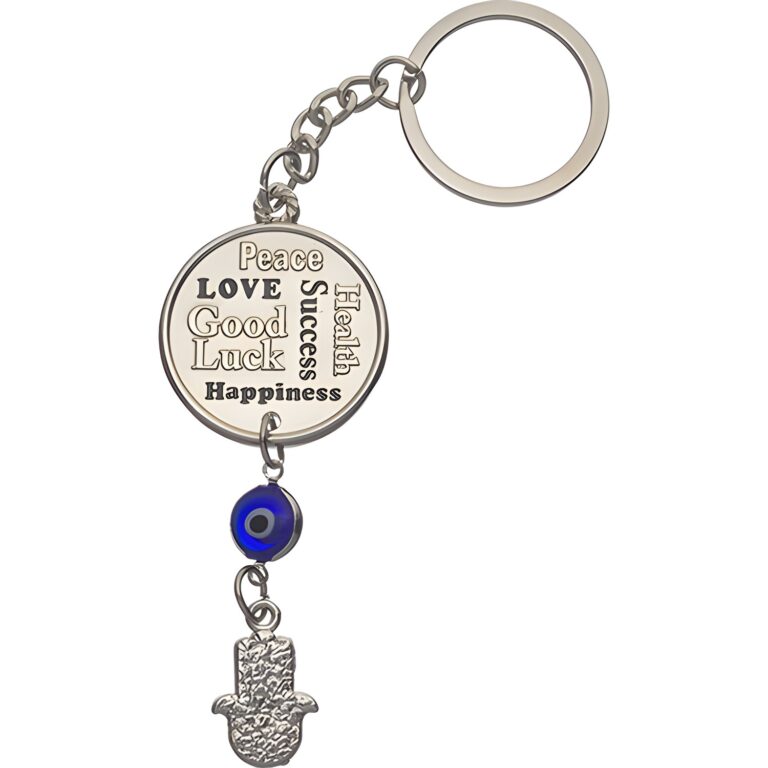 Metal "Blessings" Keyholder 8 cm- English