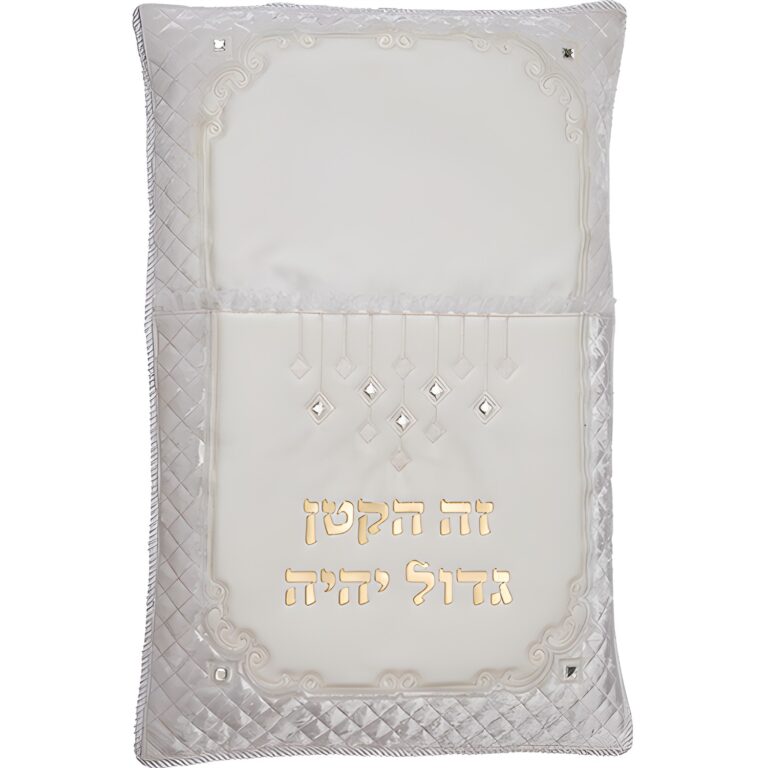 Leatherette Brit Pillow 74*50 cm with Bold Embroidery