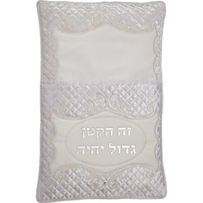 Leatherette Brit Pillow 74*50 cm with Bold Embroidery