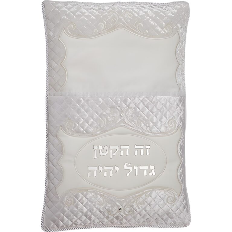 Leatherette Brit Pillow 74*50 cm with Bold Embroidery
