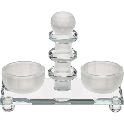 Crystal Salt & Pepper Holders 13 cm