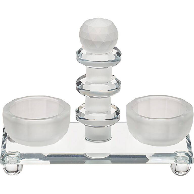 Crystal Salt & Pepper Holders 13 cm