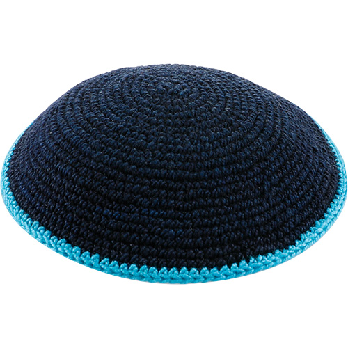 Knitted DMC Kippah 14 cm