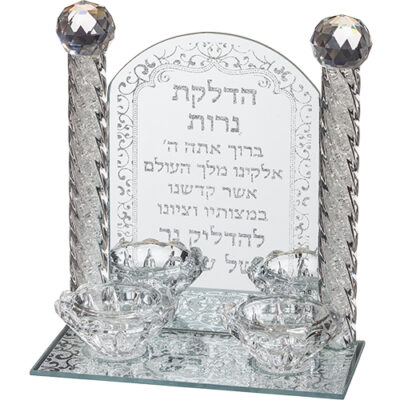Crystal Candlesticks 18x16.5 cm