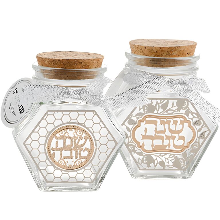 Display of 12 Glass Honey Dishes 8*6 cm