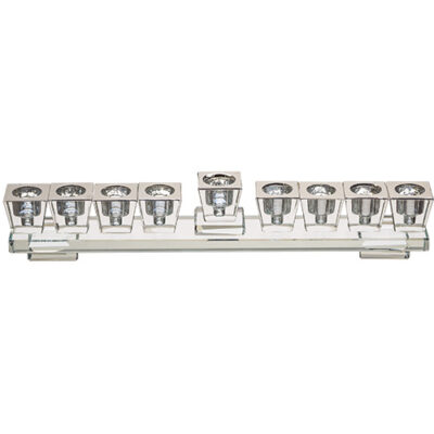 Elegant Crystal Menorah 28*7 cm