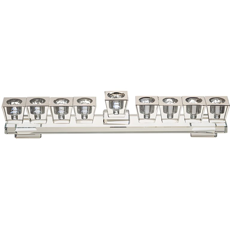Elegant Crystal Menorah 28*7 cm