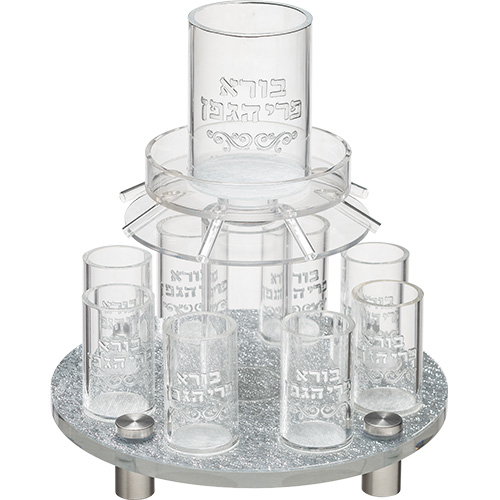 Perspex Wine Divider 19.5*18 cm with 8 cups