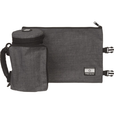 Dark Gray Teffilin Case"tik-taf" 23 cm