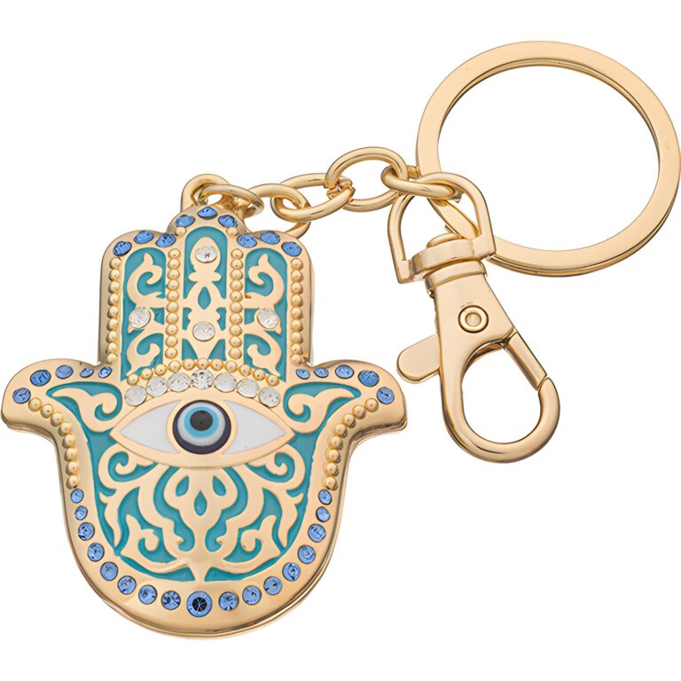 Metal Keyholder Hamsa "Against Evil Eye" 5.5 cm