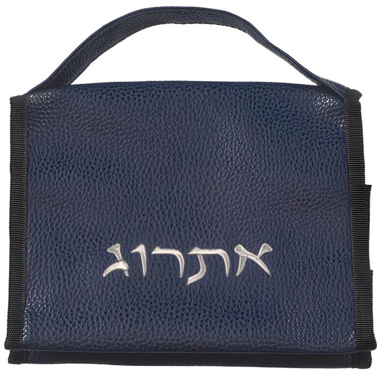 D.blue Faux Leather Pouch for ETROG 16x21 cm