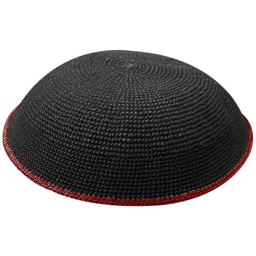 Knitted DMC Kippah 20 cm