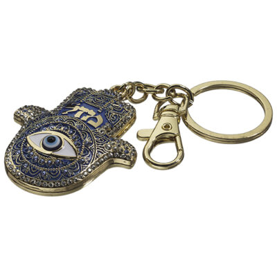 Metal Keyholder Hamsa "Against Evil Eye" 5.5 cm