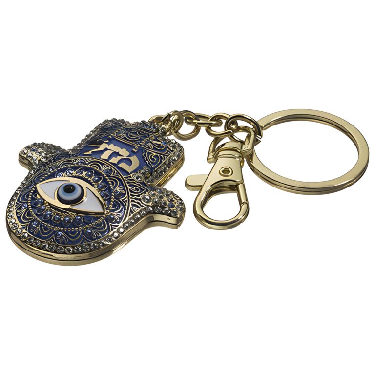 Metal Keyholder Hamsa "Against Evil Eye" 5.5 cm