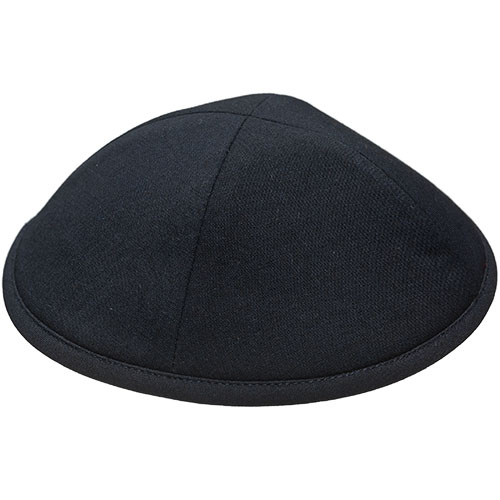 Fabric Kippah 17 cm- Dark Blue