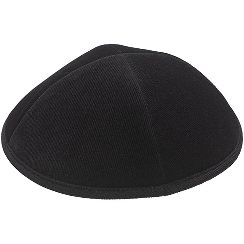 Corduroy Kippah 16 cm- Back