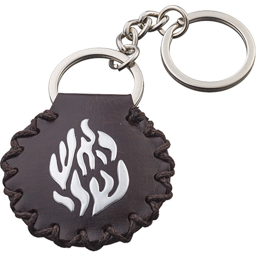 "Leatherette Key Holder 4.5 cm "Shiviti