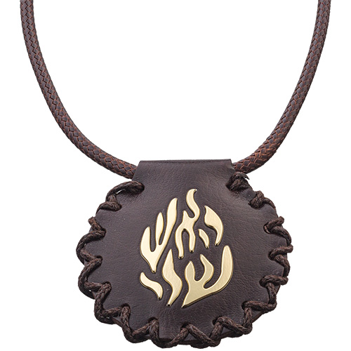 "Leatherette Necklace 4.5 cm "Shivit