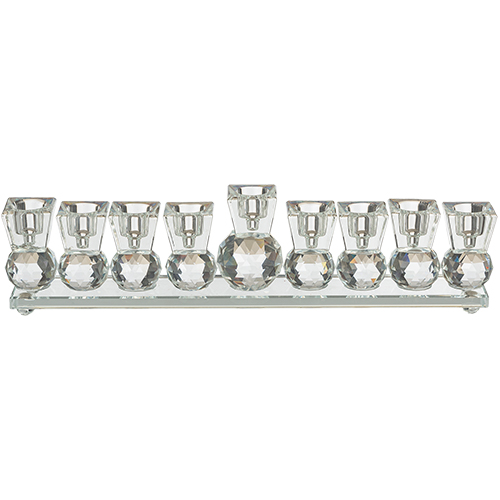 Crystal Elegant Hanukkiah 28 cm