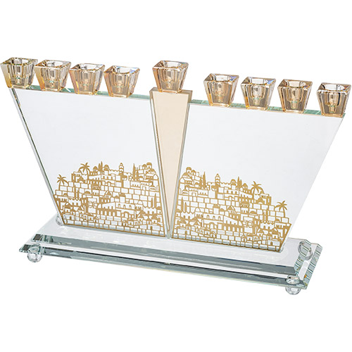 Crystal Menorah 34*22 cm