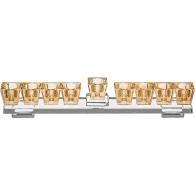 Elegant Crystal Menorah 28*7 cm