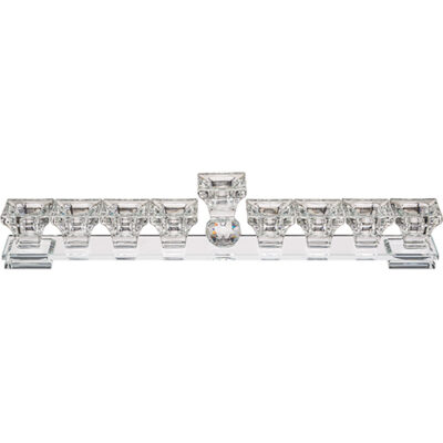 Elegant Crystal Menorah 37*6 cm