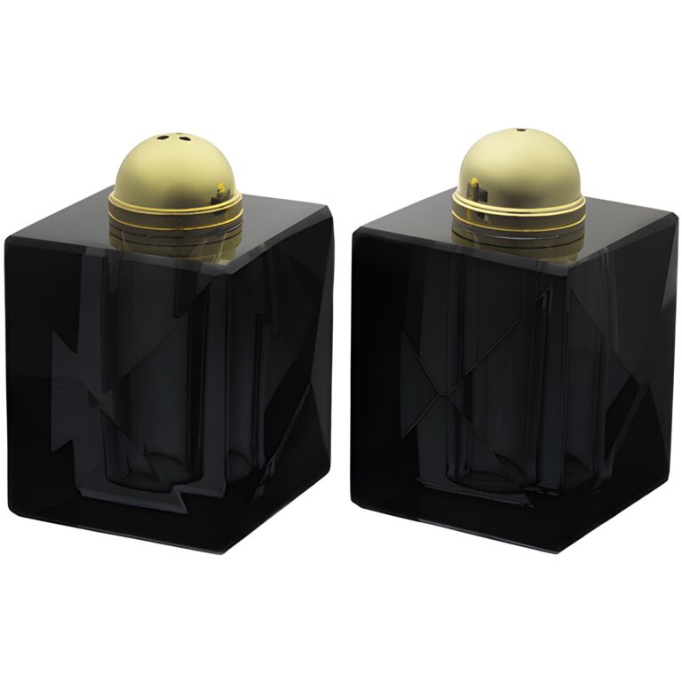 Crystal Salt & Pepper Set 7 cm - Black