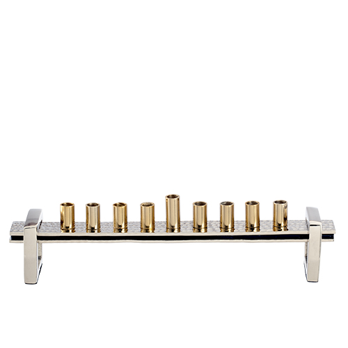 Aluminum Menorah 27*5 cm for Candles