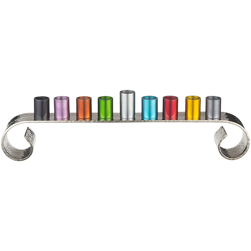 Aluminum Menorah 30*8 cm for Oil