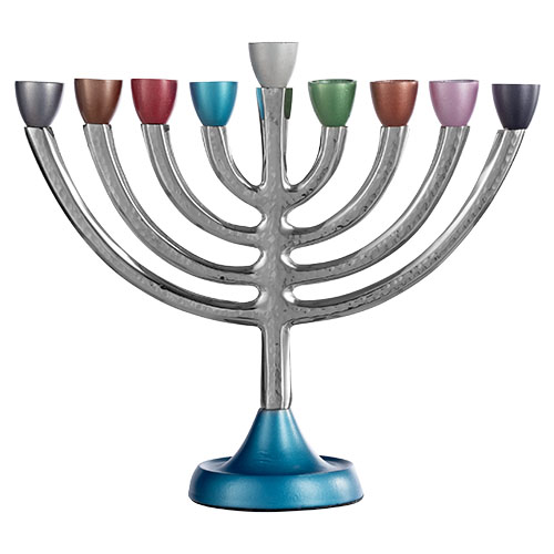 Aluminum Menorah 26 cm