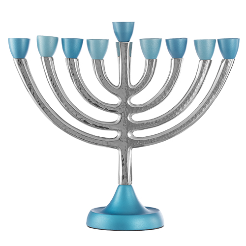 Aluminum Menorah 26 cm