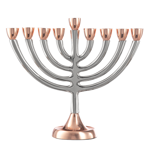 Aluminum Menorah 26 cm