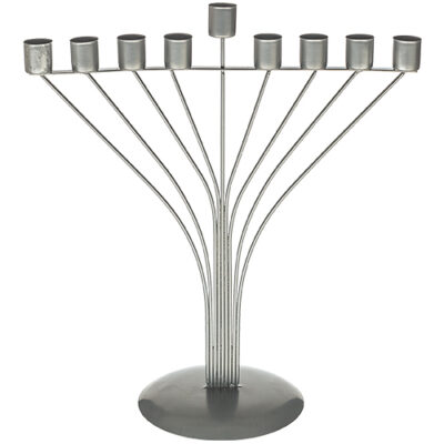 Metal "string" Menorah 33.5 cm "Chabbad"