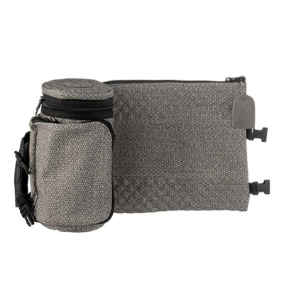 Leatherette Thermal Tefillin & Tallit Protective Case "Tik-taf" 22 cm - Black