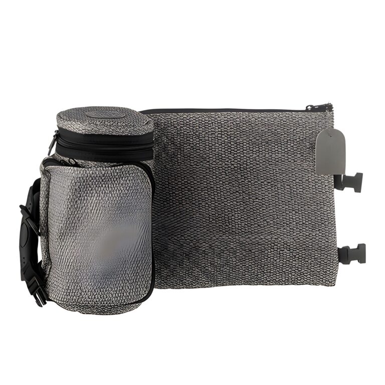 Leatherette Thermal Tefillin & Tallit Protective Case "Tik-taf" 22 cm - Black