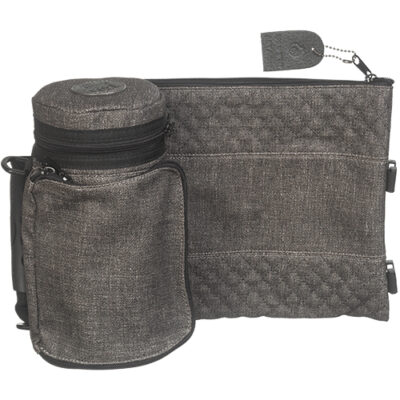 Leatherette Thermal Tefillin & Tallit Protective Case "Tik-taf" 22 cm - Black