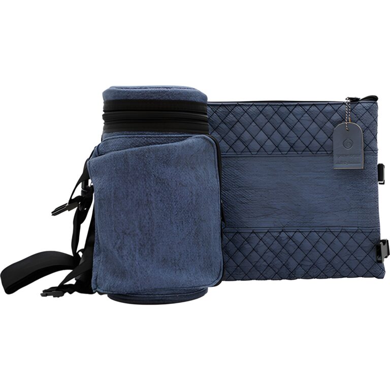 Leatherette Thermal Tefillin & Tallit Protective Case "Tik-taf" 22 cm - Black