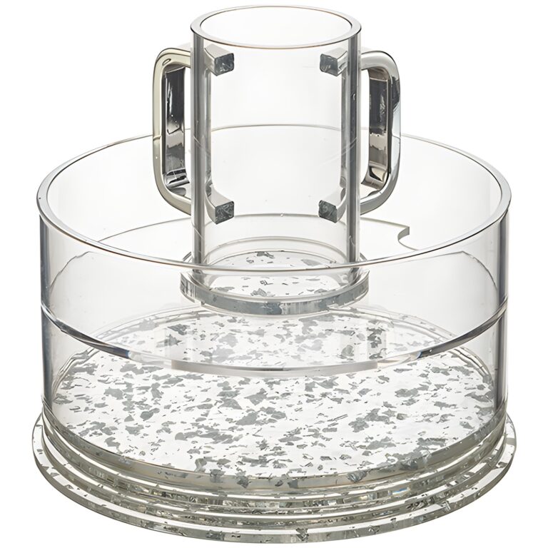 Lucite Mayim Achroni'm with Silver Glitter 15 cm