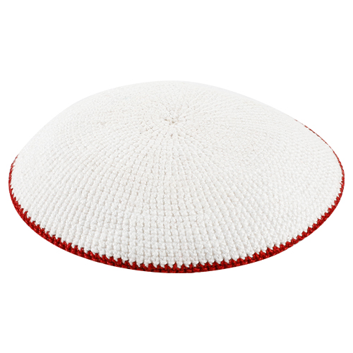 Knitted DMC Kippah 15 cm