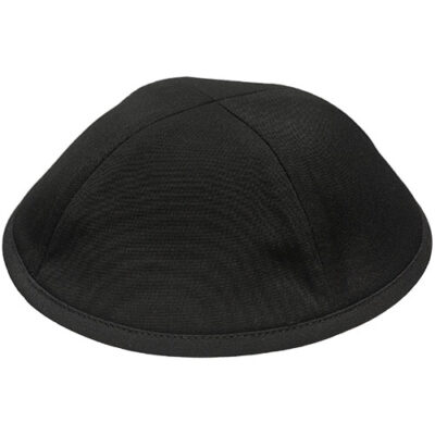 Fabric Kippah Size 2- Black