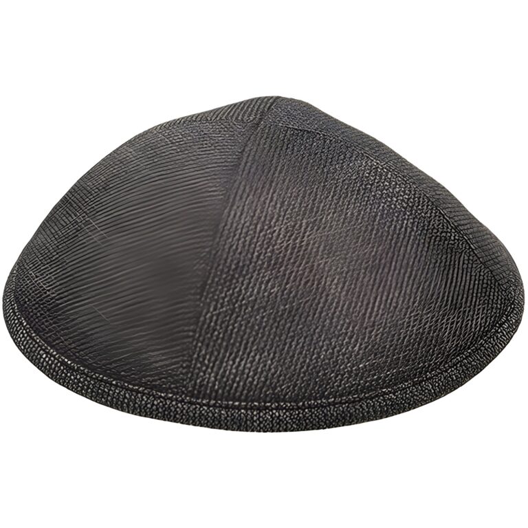 Fabric Kippah 19 cm- Gray