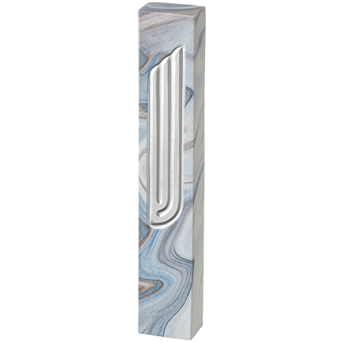 Polyresin Mezuzah 12 cm- Marble Color