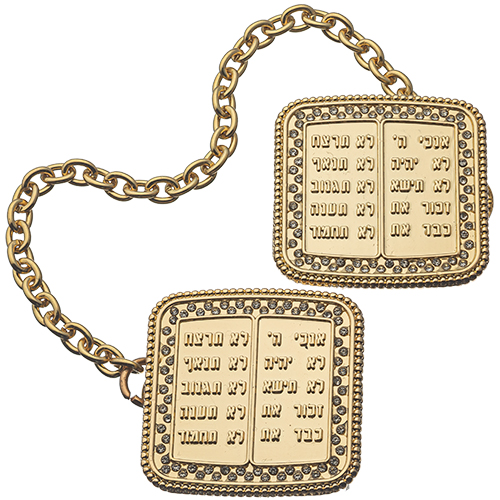 Tallit Clips 9 cm - Gold Finish