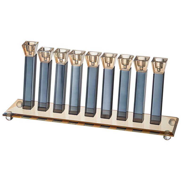 Elegant Crystal Menorah 16*39 cm