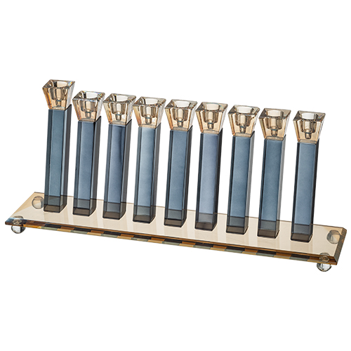 Crystal Elegant Hanukkiah 16x39 cm