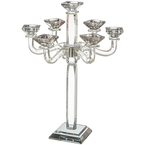 Crystal 7 Branch Candlesticks 46 cm