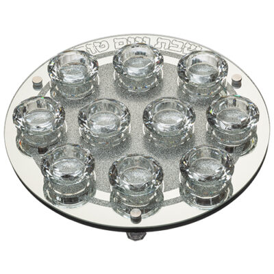 Crystal 10 Brenches Candlesticks 33 cm