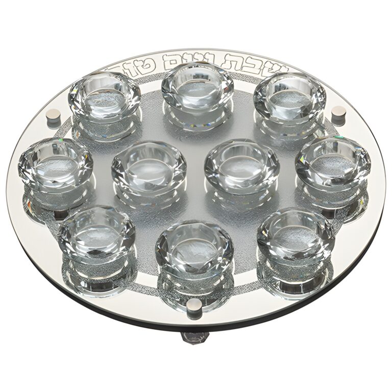 Crystal 10 Brenches Candlesticks 33 cm