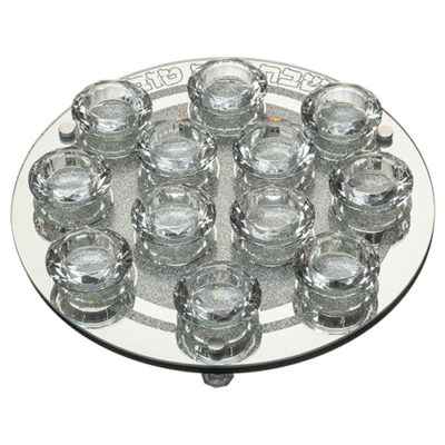 Crystal 12 Brenches Candlesticks 33 cm