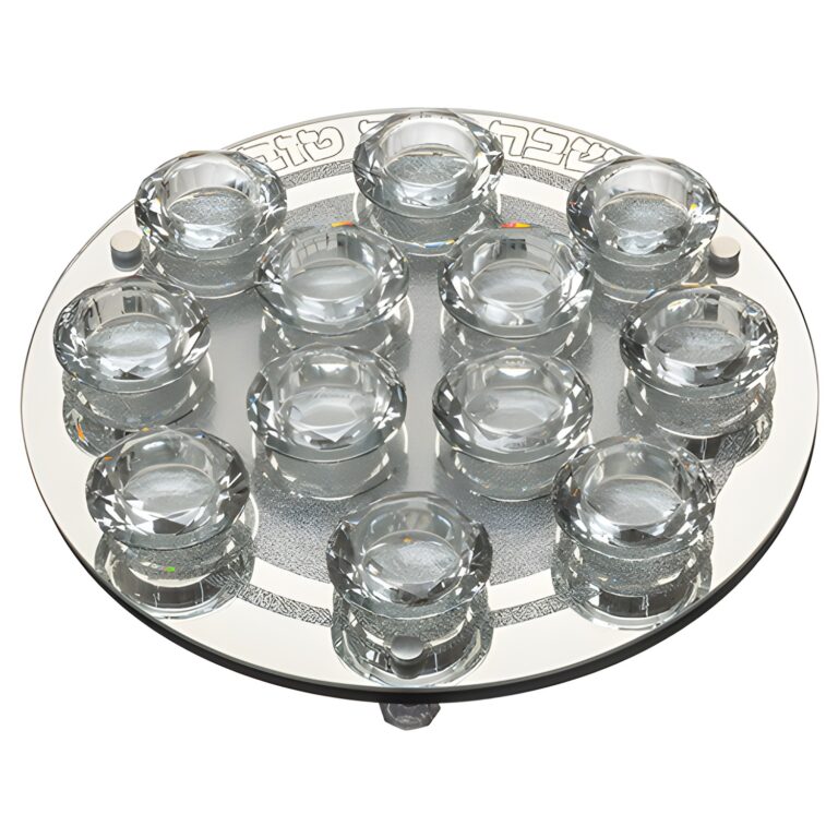Crystal 12 Brenches Candlesticks 33 cm